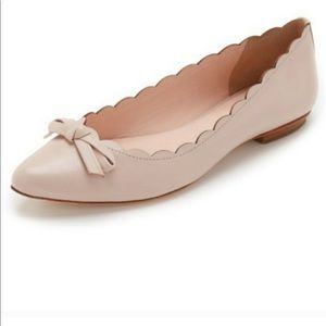 Kate Spade Blush Eleni Flex Scalloped Flats